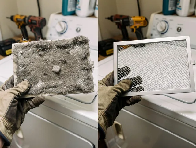 Professional lint trap cleaning by Fort Lauderdale Dryer Vent Cleaning in Fort Lauderdale