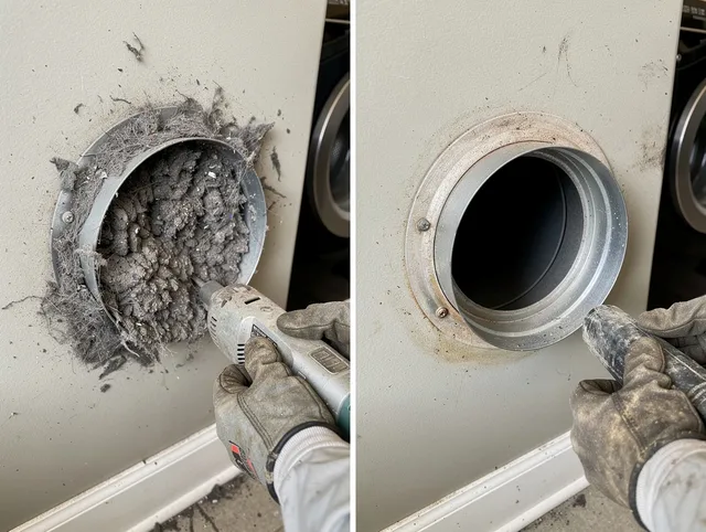 Professional clogged vent cleaning by Fort Lauderdale Dryer Vent Cleaning in Fort Lauderdale